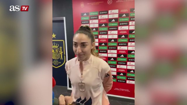 Olga Carmona, Patri Guijarro e Irene Paredes hablan tras la victoria de España ante Inglaterra