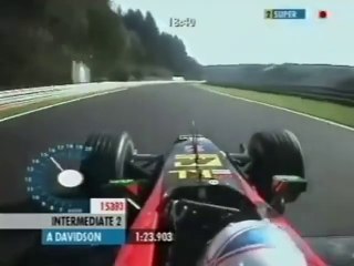 F1 – Anthony Davidson (Minardi Asiatech V10) Onboard – Belgium 2002