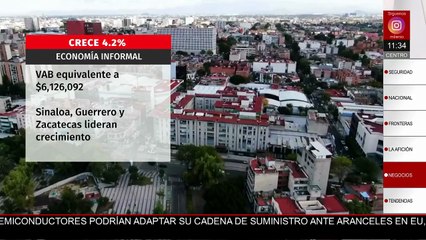 Economía informal de México crece 4.2% en el último trimestre de 2024