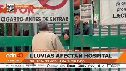 Así quedó el Hospital General 53 del IMSS en los Reyes La Paz tras inundación