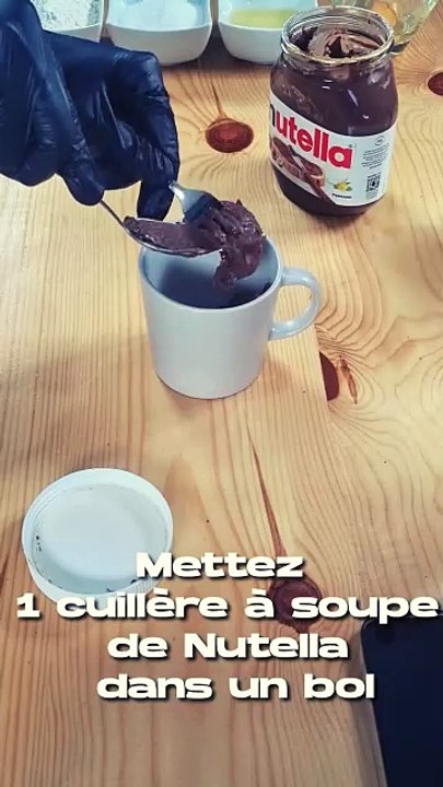 Mug Cake Nutella