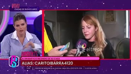 Caro Ibarra, la exconductora de Zapping Zone, se emocionó en vivo tras recibir ayuda por parte de la gente.