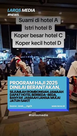 Haji 2025 Kacau Balau, Banyak Jamaah Keluhkan Koper dan Kamar Hotel Terpisah, Lansia banyak yang jatuh sakit