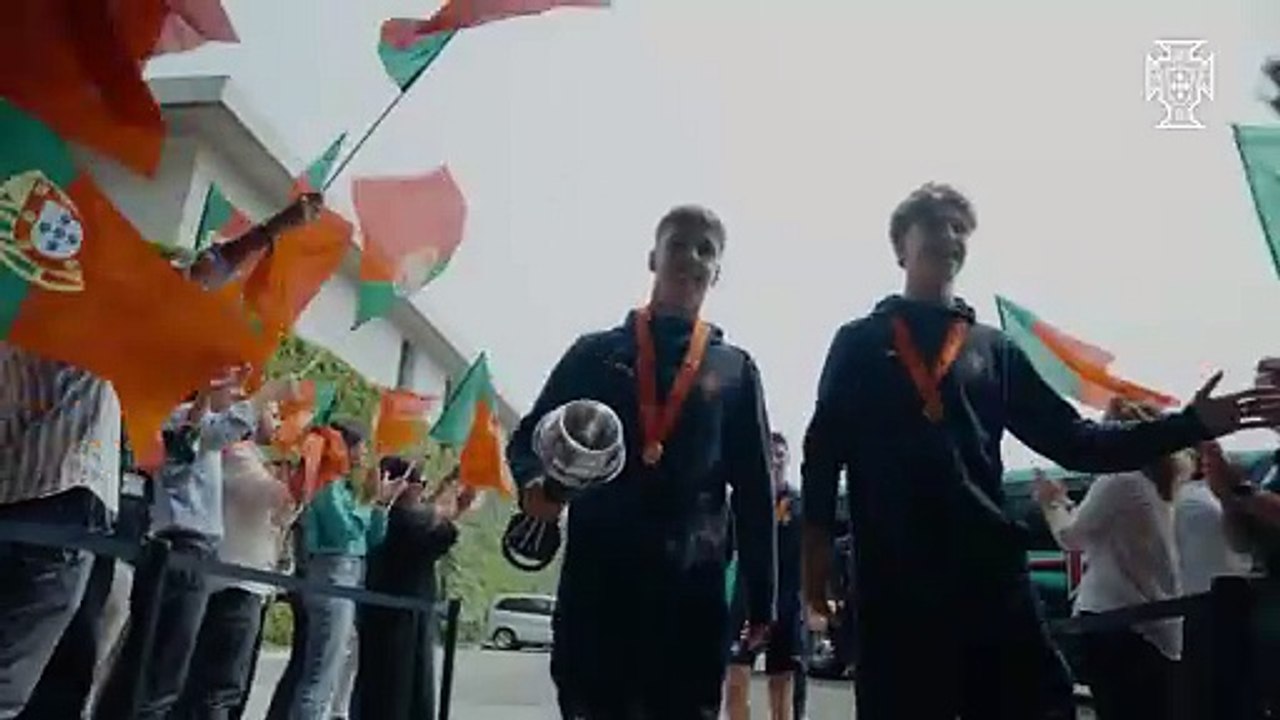 Receção aos campeões europeus sub-17