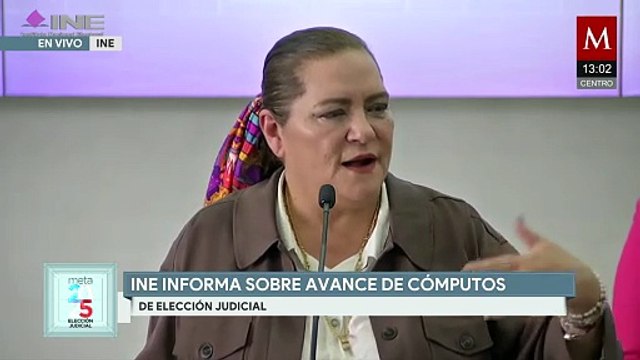 INE dará resultados de cómputos distritales de la elección judicial HOY 3 de junio
