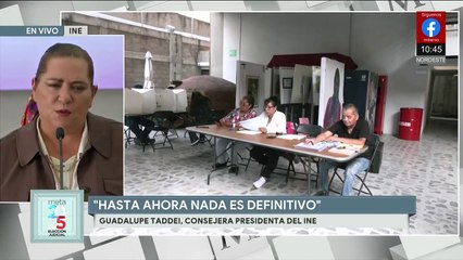 Guadalupe Taddei niega crisis postelectoral tras la elección judicial