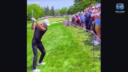 Heart-stopping new footage emerges of Jordan Spieth ‘almost ending a fan’s life’ as golf shot goes badly wrong