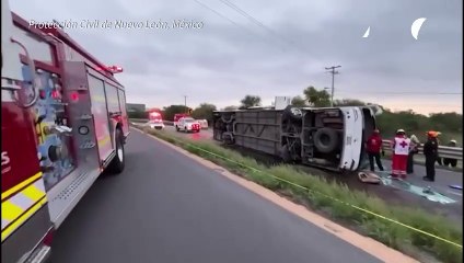 Accidente carretero deja once muertos en el norte de México