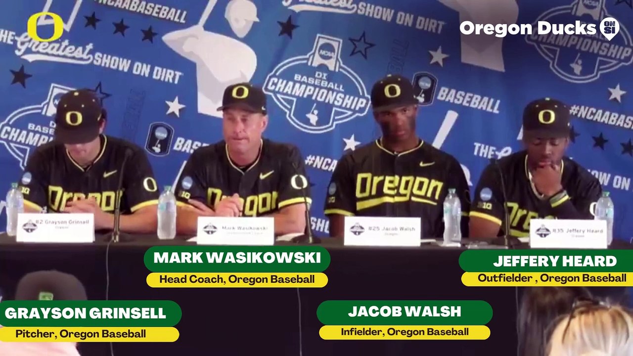 Oregon Baseball's Jeffery Heard on His Performance in Eugene Regional