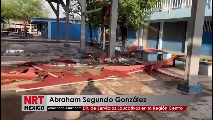 Tormenta en Monclova deja daños en casi una decena de escuelas; algunas operaron en línea