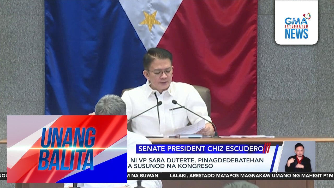 Panayam kay Senate President Chiz Escudero | Unang Balita