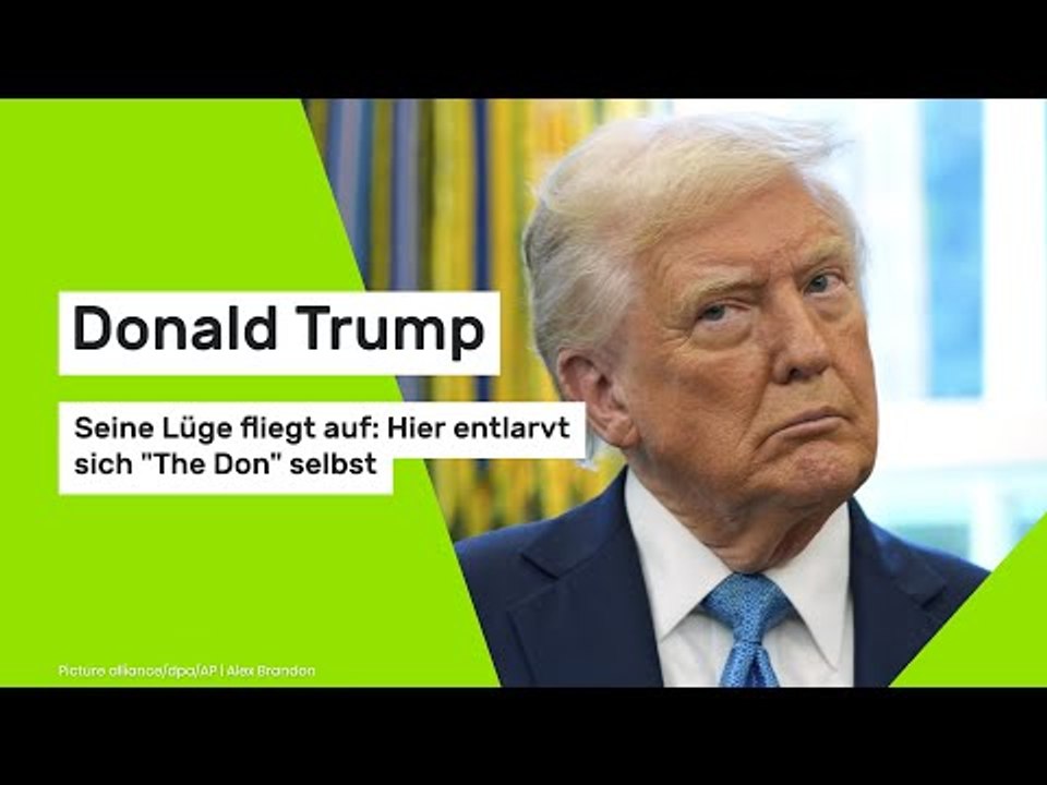 Donald Trump: Seine Lüge fliegt auf: Hier entlarvt sich "The Don" selbst