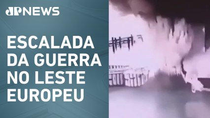 Ucrânia ataca ponte da Crimeia com explosivos