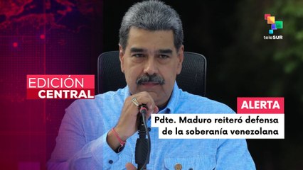 Pdte. de Venezuela instó a estar alerta para defender la paz