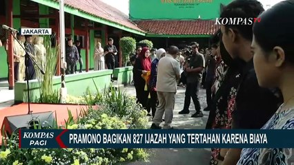 Program Pemutihan, Gubernur Jakarta Pramono Bagikan 827 Ijazah SD hingga SMA yang Tertahan