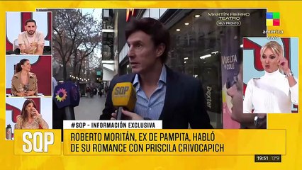 Roberto García Moritán blanqueó su relación con Priscila