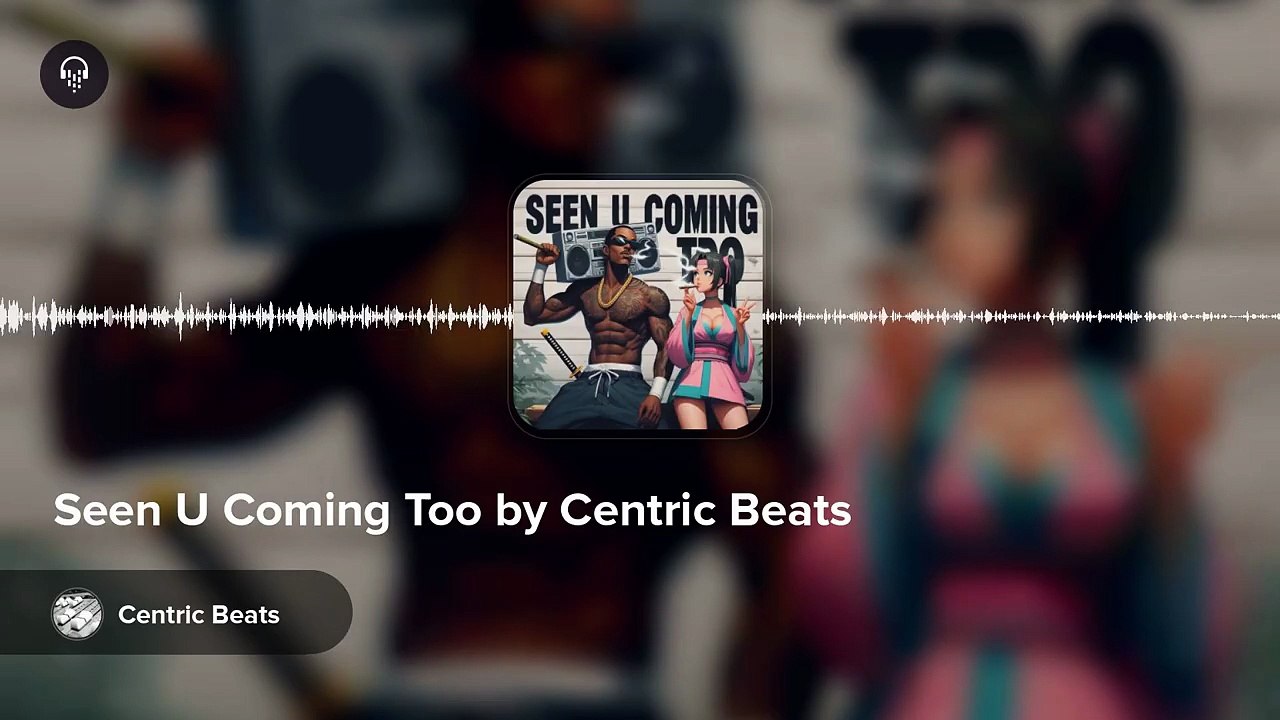 Underground Hip Hop R&B Type Beat _Seen U Coming Too_ #centricbeats
