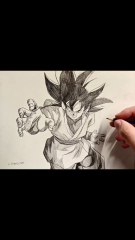 SPEEED DRAWING OF GOKU BLACK