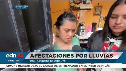 Así amanece Iztapalapa tras las intensas lluvias de ayer