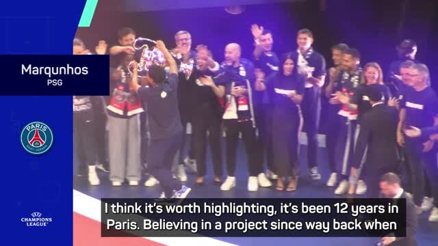 Marquinhos 'truly gratified' to claim elusive Champions League with PSG