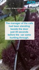 Miracle at St Mark’s: out-of-control car narrowly missses prayer gathering