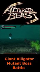 Giant Alligator Mutant Boss Battle | Jyuouki Project: Altered Beast (PS2)