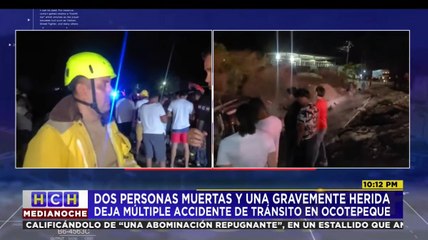 Una persona muerta y dos gravemente heridas deja accidente de tránsito en Ocotepeque