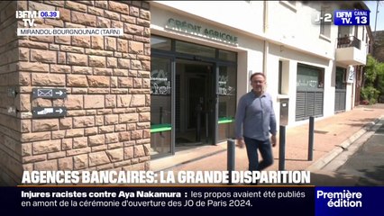 "Ça nous embête":  Les agences bancaires sont en voie de disparition, en particulier dans les zones rurales