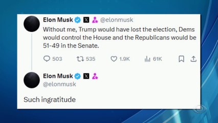 Donald Trump e Elon Musk trocam acusações nas redes sociais