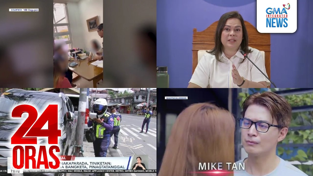 24 Oras: (Part 2) Ilang pamantasan, nanawagan sa Senado na ituloy ang impeachment trial; loan gamit ang pekeng titulo?; pagsuyod sa mga kalsada sa Metro Manila na puno ng hambalang; Mike Tan sa MPK, atbp.