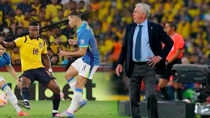 Ancelotti se queja del césped tras el empate en su primer partido dirigiendo la selección de Brasil