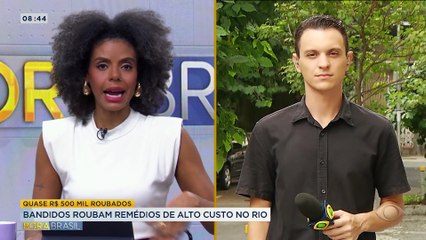 Quadrilha rouba quase R$ 500 mil em remédios no RJ