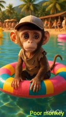 Nice story of poor monkey #viralvideo #viralshort