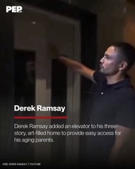 Celebrity Homes with elevators (Derek Ramsay) #PEP #shorts