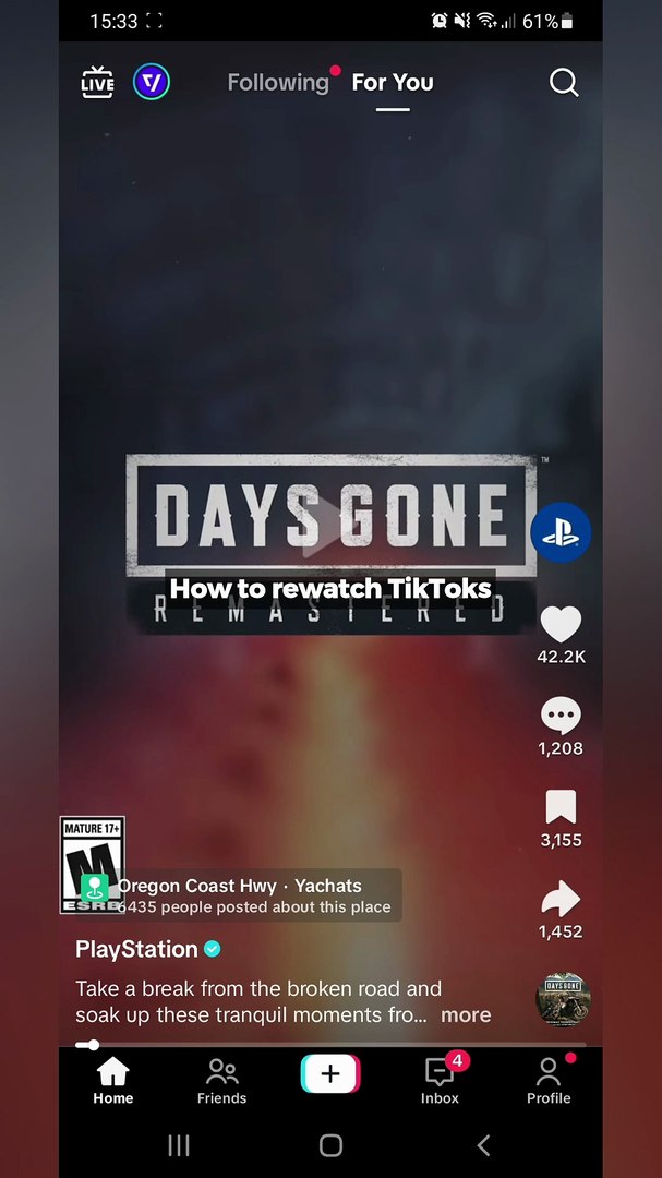 How to rewatch TikToks