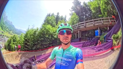 La reconnaissance de la piste de Leogang avec Stéphane Tempier - VTT - Coupe du monde