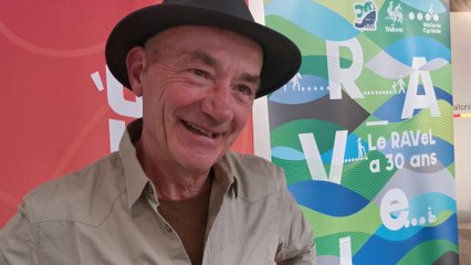 Adrien Joveneau présente les étapes du Beau Vélo de RAVel 2025