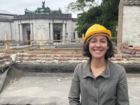 Visite de chantier du service urbanisme de la Ville de Tournai