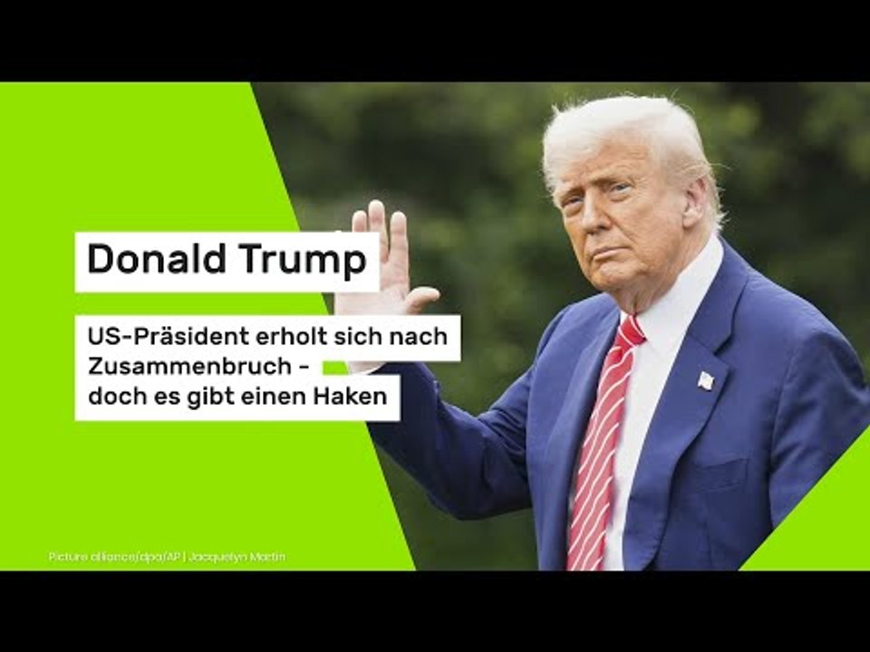 Donald Trump: US-Präsident erholt sich nach Zusammenbruch - doch es gibt einen Haken