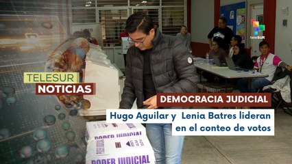 Hugo Aguilar y Lenia Batres encabezan la contienda para presidir la Suprema Corte de Justicia de México con casi el 100% de las urnas contabilizadas