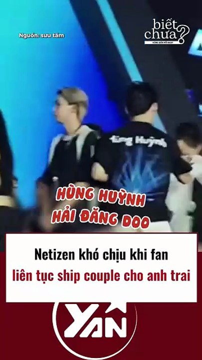 Netizen khó chịu khi fan liên tục set couple cho các anh trai