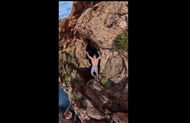 Cliff jumping: à la rencontre de Jérémy Nicollin, champion de saut de falaises