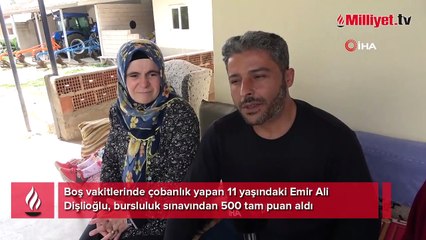 Çobanlıktan şampiyonluğa: Televizyonun altındaki yazılarla okumayı öğrendi