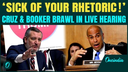 ‘That’s A LIE’:Booker Vs Cruz Explodes In Senate Over Judge Threats | Booker RAGES Over Protest Laws