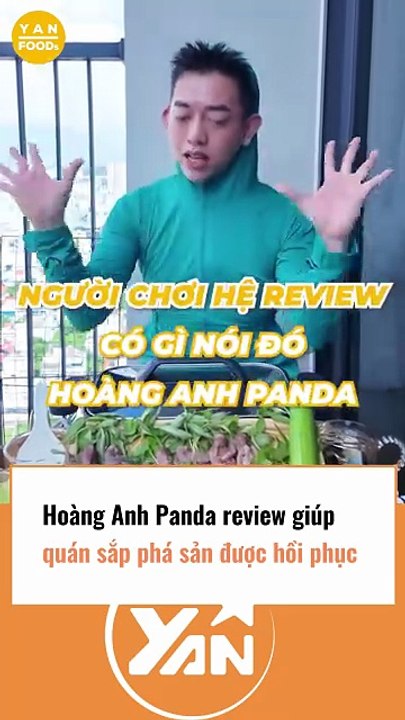 Nhờ Hoàng Anh Panda review mà quán sắp phá sản buôn may bán đắt