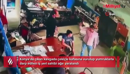 Sanayide dehşet dolu dakikalar: Çekiçle başına vurdu, ağır yaraladı