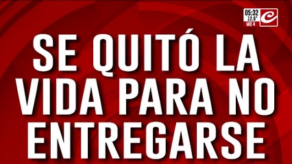 Policía mató a la novia de su ex, se atrincheró varias horas y terminó quitándose la vida