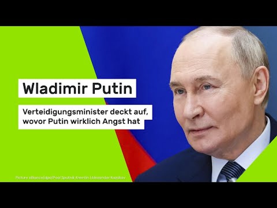 Wladimir Putin: Verteidigungsminister deckt auf, wovor Putin wirklich Angst hat