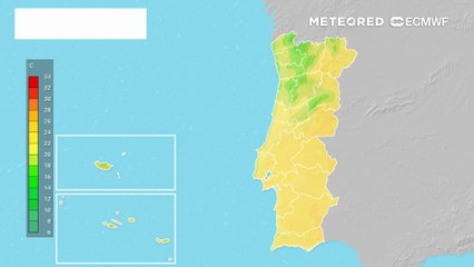 As temperaturas aumentam até domingo, podendo chegar aos 40 ºC em vários distritos do Sul de Portugal.