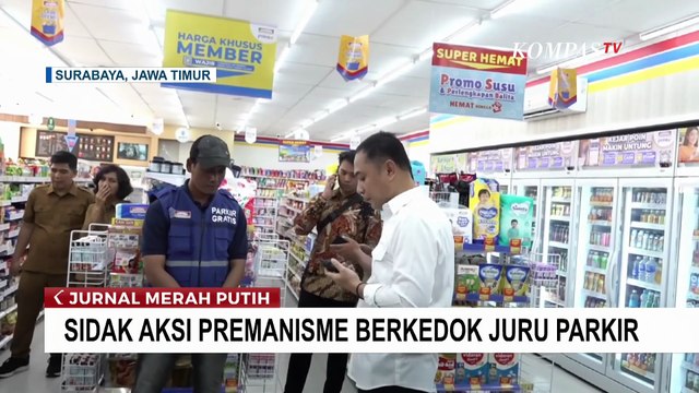 Momen Wali Kota Eri Cahyadi Sidak Juru Parkir Liar di Depan Minimarket Surabaya